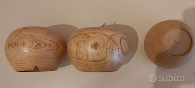 Oggetti in legno per decorazione o bricolage 