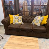 Divano vintage chesterfileld 3 posti