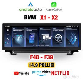 Display Carplay 14.9 pollici BMW X1 X2