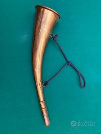 TROMBA DA CACCIA OTTONE VINTAGE