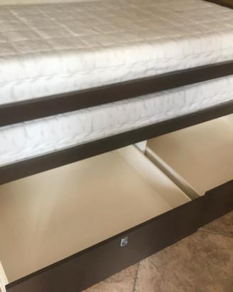 Letto attrezzato Mistral salvaspazio 2 in 1