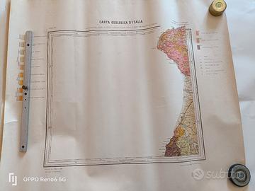 Carte geologiche Calabria fine Ottocento 