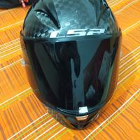 casco integrale in carbonio