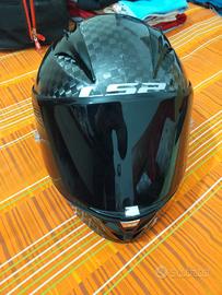 casco integrale in carbonio