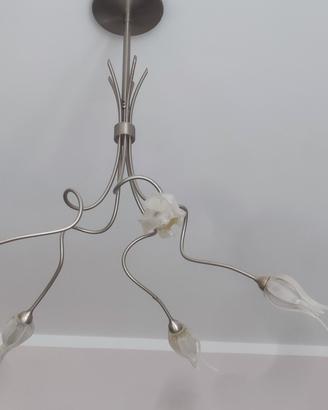 lampadario  con 5 lampade led 