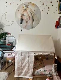 Casetta tenda lettino