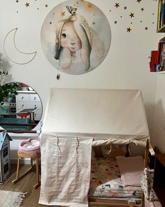 Casetta tenda lettino