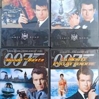 4 DVD Bond Pierce Brosnan con video/audio rimaste