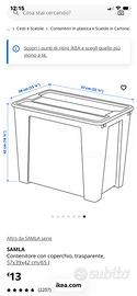 Scatole Ikea Samla