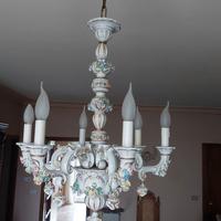 Lampadario e applique Capodimonte