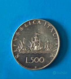 500 lire in argento "Caravelle"
