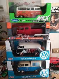LOTTO DI 4 MODELLINI VOLKSWAGEN T1 