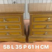 Coppia comodini vintage