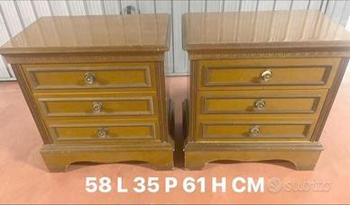 Coppia comodini vintage