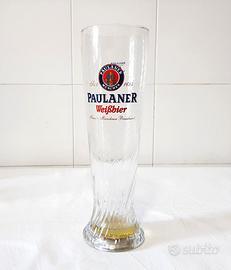 Bicchiere originale Paulaner Weissbier 0,5 L. luce