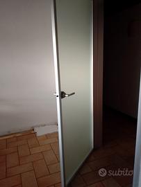 porta in vetro da interno