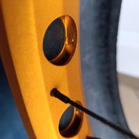 bike trial, ruote complete, gomma, manubrio in car