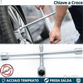 CHIAVE a CROCE per Ruote Auto 17 19 21 23 ACCIAIO