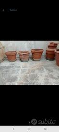 Set 5 vasi di terracotta
