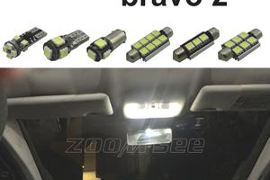 KIT 10 LAMPADE LED INTERNE PER FIAT BRAVO 2 MK2 07