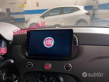 Car Tablet Android CarPlay Per Fiat 500 Abarth