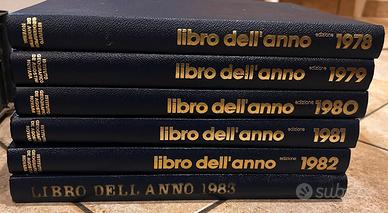 Lotto 6 libri dell’Anno de Agostini