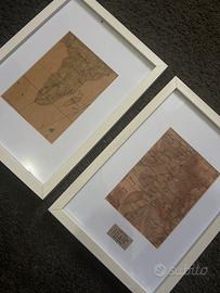 Coppia di quadri ALVIERO MARTINI 1A CLASSE