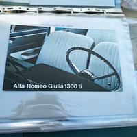 depliant Alfa Romeo Giulia 1300