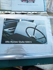 depliant Alfa Romeo Giulia 1300