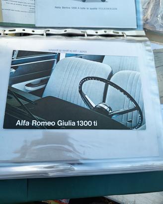 depliant Alfa Romeo Giulia 1300