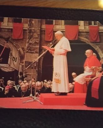 Carta telefonica rara Papa