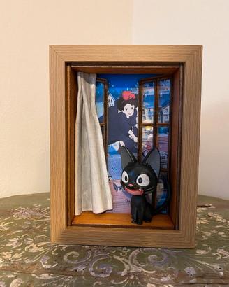 Quadretto 3d Jiji - Kiki’s Delivery Service