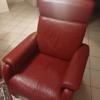 poltrona poltronesofa vera pelle elettronica 