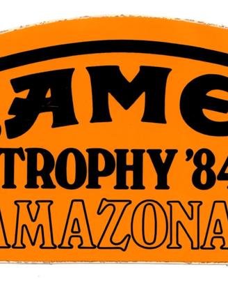Adesivo Camel Trophy 1984 Amazonas