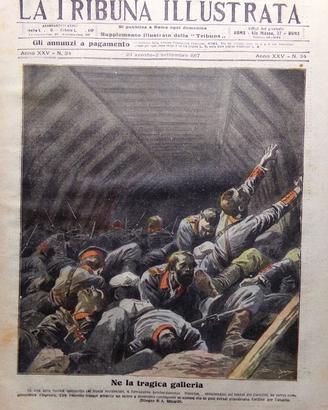 La Tribuna Illustrata 26 Agosto 1917 WW1 Gradisca