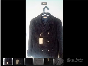 giaccone doppiopetto Trussardi ragazzo o donna XS