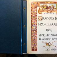 1969 Francobolli-FDCStoria mezzi trasporto Postali