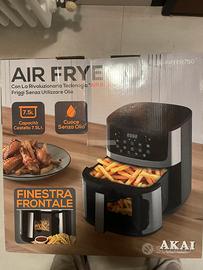 Friggitrice ad aria akay 7,5 litri nuova
