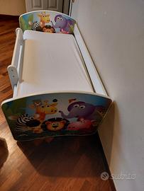 Lettino in legno 140x70