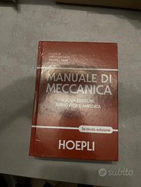 Manuale meccanica Hoepli NUOVO (IMBALLATO)