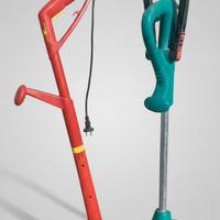 Coppia Tagliabordi Elettrici Bosch e Wolf-Garten