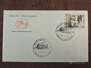 Busta Primo Giorno FDC (1989) - Charlie Chaplin