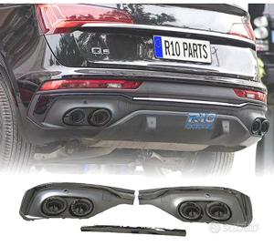 DIFFUSORE AUDI Q5 S LINE 20- LOOK SQ5 COUPE NERO