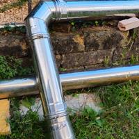 tubi di acciaio per scarico fumi fuoco o caldaia