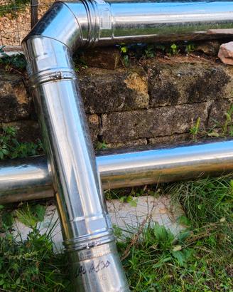 tubi di acciaio per scarico fumi fuoco o caldaia