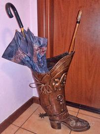Portaombrelli Stivale vintage.