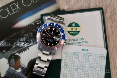 Rolex Gmt master 16750 vintage full set “no date”