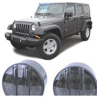 FRECCIE ANTERIORI PER JEEP WRANGLER JK 07- LED NER