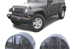 FRECCIE ANTERIORI PER JEEP WRANGLER JK 07- LED NER