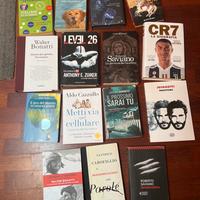 Lotto 15 libri-Narrativa-Biografie-Saviano-Sport